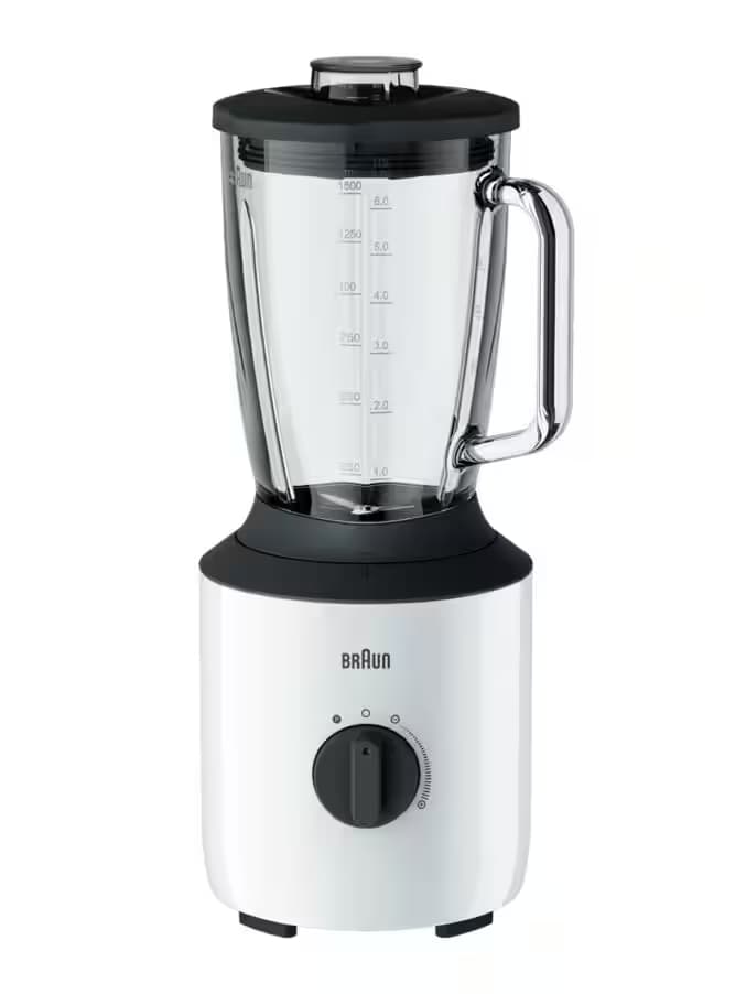 Mixeur PowerBlend 3 avec bol en verre blanc